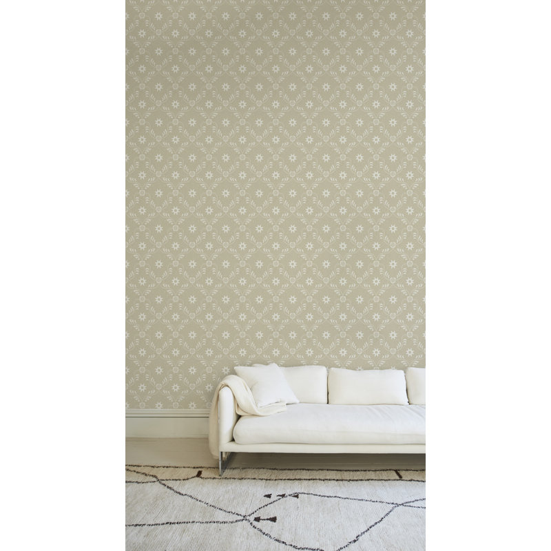 Schumacher Lancaster Geometric Wallpaper Roll Perigold